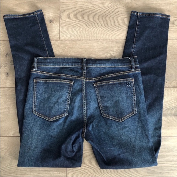 Tory Burch | Dark Wash Skinny Jeans | Size 31 - Picture 2 of 7